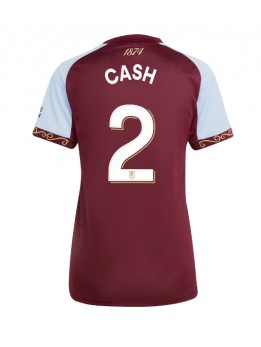 Billige Aston Villa Matty Cash #2 Hjemmedrakt Dame 2025-26 Kortermet